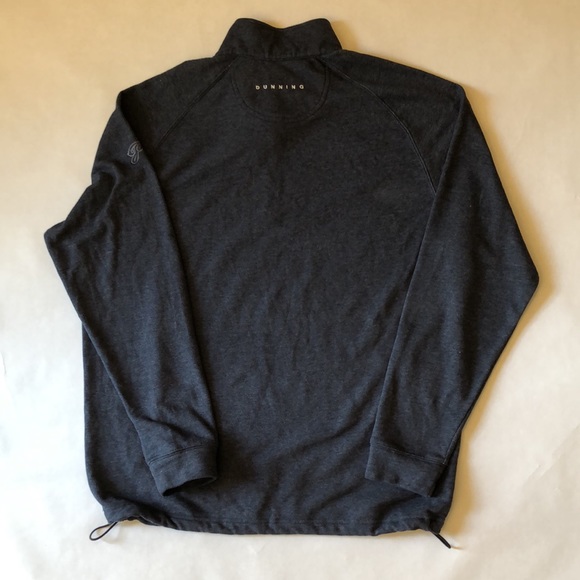 Dunning Golf men's blue 1/4 zip cinch waist pullover szXL - Picture 7 of 10